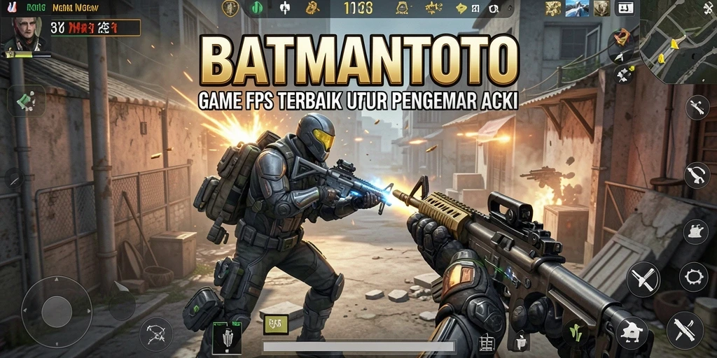 Gameplay seru BATMANTOTO dengan aksi tembak-menembak yang mendebarkan.