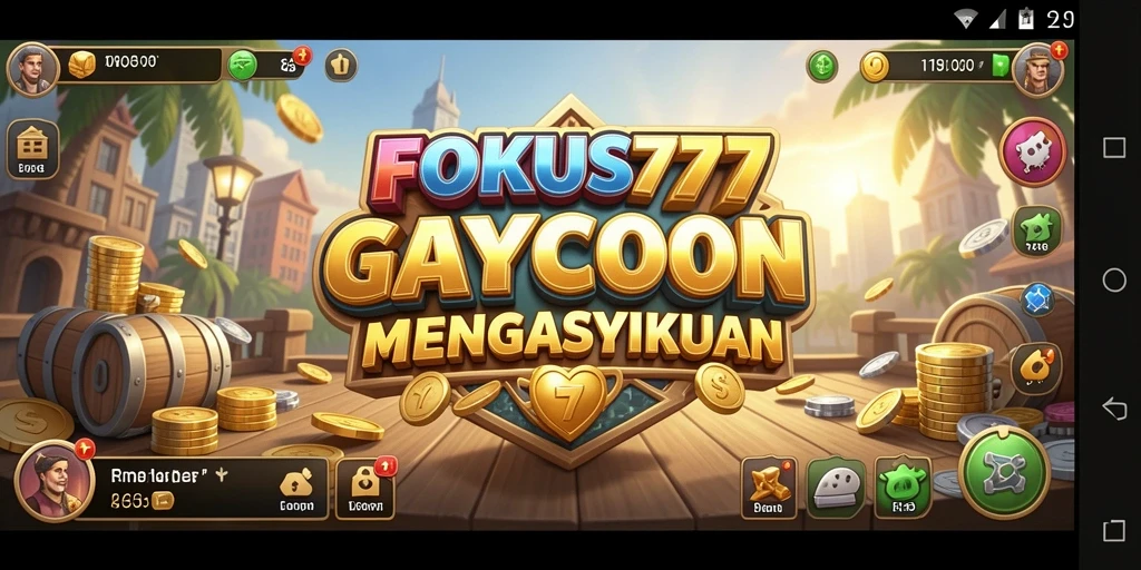 Gameplay menarik dari FOKUS777 dengan elemen Tycoon.