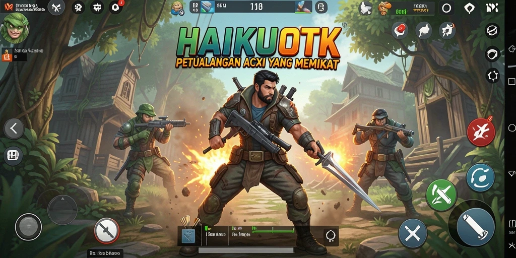 Gameplay HAIKUOTK yang penuh aksi dan menegangkan.