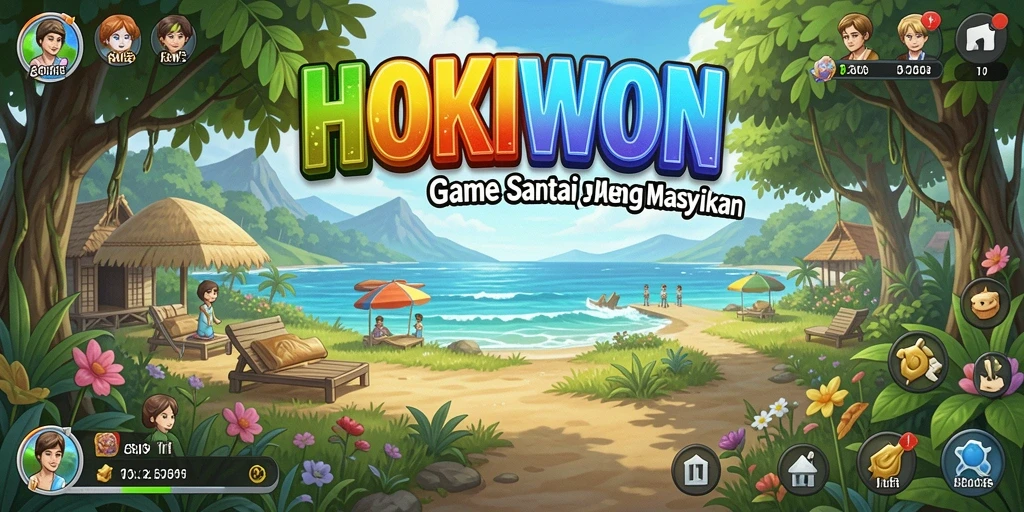 Tampilan menarik dari gameplay HOKIWON yang seru.