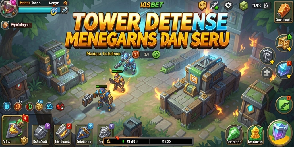 Screenshot utama gameplay dari IOSBET yang menunjukkan pertempuran menegangkan.