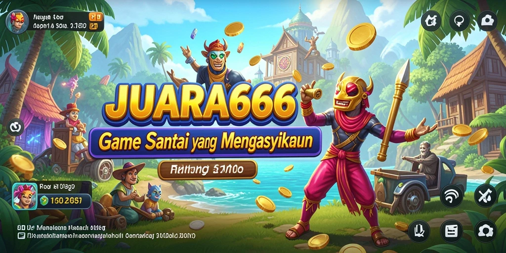 Tampilan gameplay JUARA666 yang seru dan menghibur.