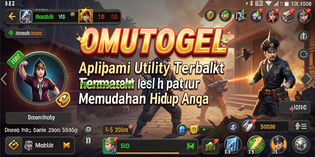 Tampilan antarmuka intuitif dan fitur lengkap OMUTOGEL.