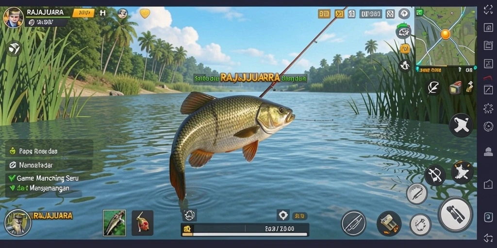 Tangkapan ikan yang memuaskan dalam RAJAJUARA.