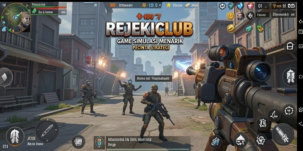 Tampilan menarik dari gameplay <strong>REJEKICLUB</strong> dengan berbagai aktivitas.